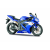 Maisto Yamaha YZF-R1 motor fém modell kék (1:12)