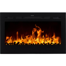  MAJOR 91 fekete elektromos kandalló kályha, kandalló