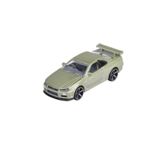 Majorette autómodell - Japan Series - Nissan Skyline R - Zöld (212053056KA1) autópálya és játékautó