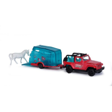 Majorette Pink Drivez Trailer fém kisautók - Animal Doctor autópálya és játékautó