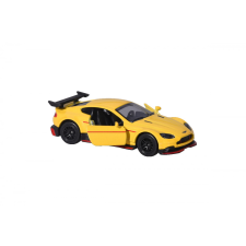  Majorette premium cars - Aston Martin Vantage GT8 sárga 2290-2 autópálya és játékautó