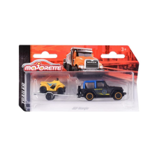 Majorette Trailer játékszett - Jeep Wrangler - Quad (212053154) autópálya és játékautó