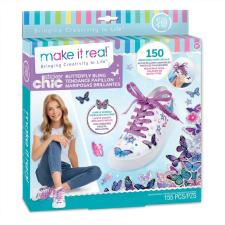  Make It Real Sticker Chic cipődíszítés - pillangók kreatív és készségfejlesztő