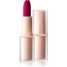Makeup Revolution Lip Allure Soft Satin Lipstick krémes rúzs szatén finish-el árnyalat Material Girl Wine 3,2 g rúzs, szájfény