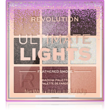 Makeup Revolution Ultimate Lights szemhéjfesték paletta árnyalat Smoke 8,1 g szemhéjpúder