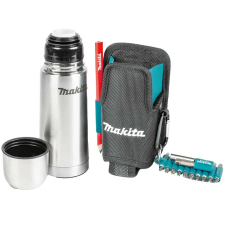 Makita E-15562 330ml Termosz kulacs + bögre - Fekete/Ezüst termosz