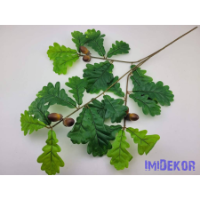  Makkos leveles műzöld ág 64cm - Zöld dekorációs kellék