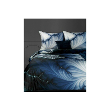  Mako-szatén ágyneműhuzat designer mintával Sötétkék 220x200 cm - 70x80 cm 2db lakástextília