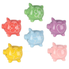  Malac persely dekorációs kellék