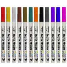 Malatec Akril markerek - 12 db-os készlet. Maaleo 21648 filctoll, marker