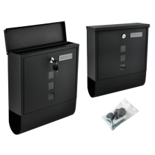 Malatec Kültéri postaláda, fekete, 2 db kulccsal postaláda