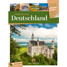  Malerisches Deutschland - Wochenplaner Kalender 2026 (Kalendář/Diář) naptár, kalendárium