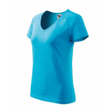 Malfini 128 Malfini Dream V nyakú női póló türkiz - 2XL munkaruha