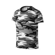 Malfini 149 Malfini Camouflage gyerek pólók szürke terepszín - 110 cm/4 éves