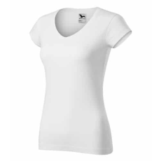 Malfini 162 Malfini Fit V-nyakú női póló Fehér