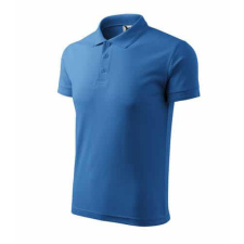Malfini 203 Malfini Férfi Galléros Pique Póló azúrkék - 2XL munkaruha