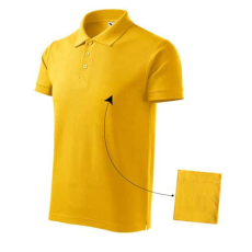 Malfini 212 Malfini Cotton galléros férfi póló Sárga - 2XL