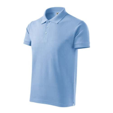 Malfini 215 Malfini Cotton Heavy férfi galléros póló égszínkék - 3XL