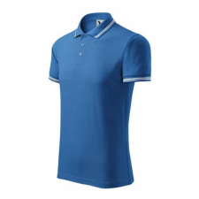 Malfini 219 Malfini Férfi Urban galléros póló azúrkék - 2XL munkaruha