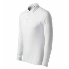 Malfini 221 Malfini Pique Polo LS galléros férfi póló Fehér - 3XL munkaruha