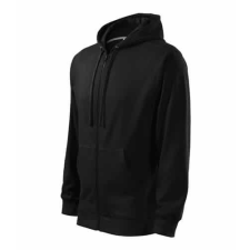 Malfini 410 Malfini Trendy Zipper férfi pulóver Fekete - 2XL munkaruha