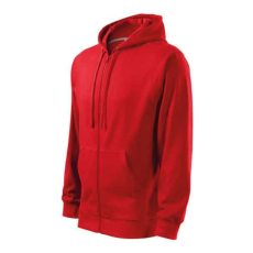 Malfini 410 Malfini Trendy Zipper férfi pulóver Piros - L