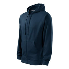 Malfini 410 Malfini Trendy Zipper férfi pulóver tengerészkék - M munkaruha