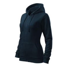 Malfini 411 Malfini Trendy Zipper női pulóver tengerészkék - 2XL