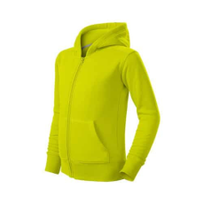 Malfini 412 Malfini Trendy Zipper gyerek felső Lime - 158 cm/12 éves
