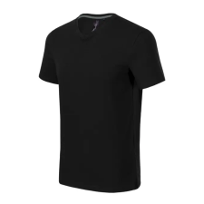 MALFINI, a.s. Action V-neck póló férfi fekete M férfi póló