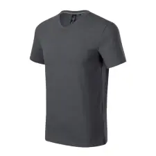 MALFINI, a.s. Action V-neck póló férfi light anthracite L férfi póló