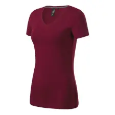MALFINI, a.s. Action V-neck póló női garnet M női póló