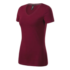 MALFINI, a.s. Action V-neck póló női garnet S