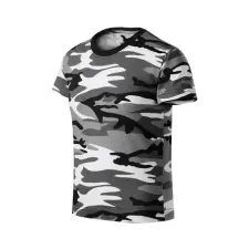 MALFINI, a.s. Camouflage póló gyerek szürke terepszín 110 cm/4 éves gyerek póló