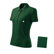 MALFINI, a.s. Cotton galléros póló női dark green S női póló