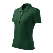 MALFINI, a.s. Cotton Heavy galléros póló női dark green XS női póló