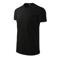 MALFINI, a.s. Heavy V-neck póló unisex fekete 2XL