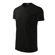 MALFINI, a.s. Heavy V-neck póló unisex fekete XL férfi póló