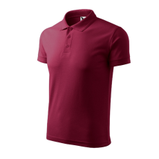 MALFINI, a.s. Pique Polo galléros póló férfi garnet XL
