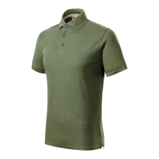 MALFINI, a.s. Prime (GOTS) galléros póló férfi khaki XL férfi póló