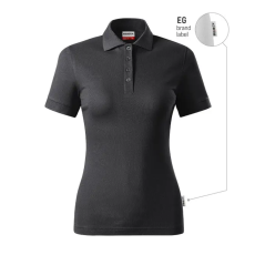 MALFINI, a.s. Resist Heavy Polo galléros póló női ébenszürke 94 (brand label) M