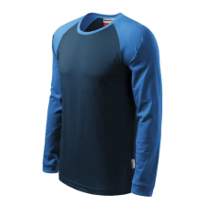 MALFINI, a.s. Street LS póló unisex tengerészkék 4XL férfi póló