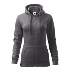 MALFINI, a.s. Trendy Zipper felső női acélszürke M női pulóver, kardigán