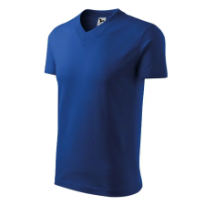 MALFINI, a.s. V-neck póló unisex királykék 2XL férfi póló