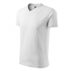 Malfini ADL102 V-nyakú póló (fehér, 3XL) Malfini