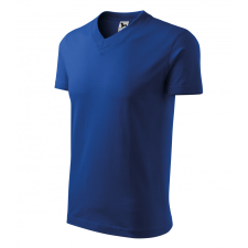 Malfini ADL102 V-nyakú póló (királykék, 3XL) Malfini munkaruha