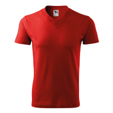 Malfini ADL102 V-nyakú póló (piros, XXL) Malfini