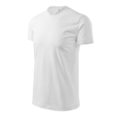 Malfini ADL111 HEAVY V-nyakú póló (fehér, XXL) Malfini