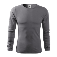 Malfini ADL119 FIT-T Hosszú ujjú férfi póló (acélszürke, XL) Malfini