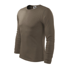 Malfini ADL119 FIT-T Hosszú ujjú férfi póló (army, XXL) Malfini munkaruha